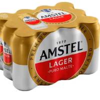 Cerveja Latão Amstel 473ml (Pack com 12)